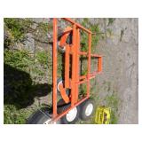Dump Trailer Frame with 3 Tires
