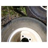 Dump Trailer Frame with 3 Tires