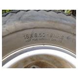 Dump Trailer Frame with 3 Tires