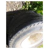 Dump Trailer Frame with 3 Tires