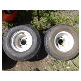 Dump Trailer Frame with 3 Tires