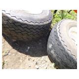 Dump Trailer Frame with 3 Tires
