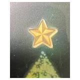 1 GRAM .999 FINE GOLD STAR SHAPED BAR