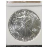 1991 AMERICAN SILVER EAGLE NGC MS69