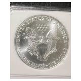 1991 AMERICAN SILVER EAGLE NGC MS69