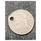 1829 US BUST HALF DIME