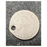 1829 US BUST HALF DIME