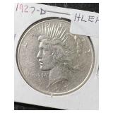 1927-D US PEACE SILVER DOLLAR