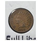 1907 US INDIAN HEAD CENT