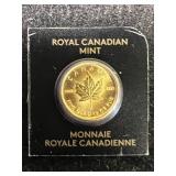 2023 CANADIAN MAPLE LEAF 1 GRAM .9999 FINE GOLD