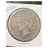 1922 US PEACE SILVER DOLLAR
