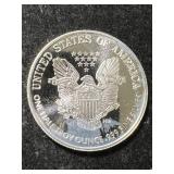 HALF TROY OZ .999 FINE SILVER AMERICAN EAGLE ROUND