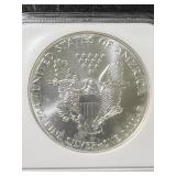 1993 AMERICAN SILVER EAGLE NGC MS69