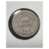 1915 US BARBER DIME