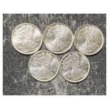 HALF TROY OZ TOTAL .999 FINE SILVER FRACTIONAL PIECES
