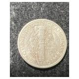 1945-D US MERCURY DIME