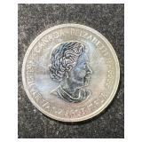 HALF TROY OZ .9999 FINE SILVER 2015 CANADIAN ROUND