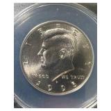 1995 US KENNEDY HALF DOLLAR ANACS MS66