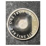 1 TROY OZ .999 FINE SILVER SUNSHINE MINTING ROUND