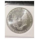 1995 AMERICAN SILVER EAGLE NGC MS69
