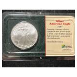2007 AMERICAN SILVER EAGLE 1 TROY OZ .999 FINE SILVER IN CASE
