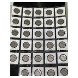 PAGE OF 29 US JEFFERSON NICKELS 1956-1971