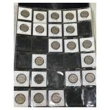 PAGE OF 21 US JEFFERSON NICKELS 1945-1955
