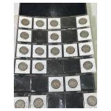 PAGE OF 20 US BUFFALO NICKELS 1923-1936