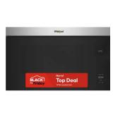 $679 Whirlpool Flush Built-In Design 1.1-cu ft 1000-Watt 30-in Over-the-Range Microwave with Sensor Cooking (Fingerprint Resistant Stainless Steel)