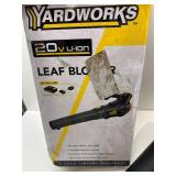 Yardworks  350 CFM 20-Volt Cordless Leaf Blower