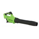 $159 Greenworks  500 CFM 40-Volt Brushless Cordless Leaf Blower