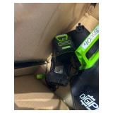 $329 Greenworks 40-Volt 20-in Single-Stage with Auger Assistance Cordless Electric Snow Blower (Battery Included)
