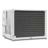 $216 Midea 6,000 BTU 115V Window Air Conditioner with Comfort Sense Remote, up to 250 Sq. ft., White, MAW06R1WWT-T, New