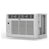 $216 Midea 6,000 BTU 115V Window Air Conditioner with Comfort Sense Remote, up to 250 Sq. ft., White, MAW06R1WWT-T, New