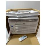 $216 Midea 6,000 BTU 115V Window Air Conditioner with Comfort Sense Remote, up to 250 Sq. ft., White, MAW06R1WWT-T, New