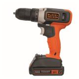 BLACK+DECKER  20-Volt MAX  Cordless 3/8" Drill Kit