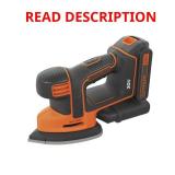BLACK+DECKER  20-Volt Cordless Mouse  Detail Sander Kit