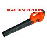 $120 BLACK+DECKER  20-Volt Cordless 320 CFM Leaf Blower