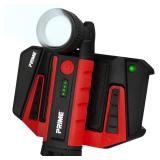 Prime  900 Lumen LED Rechargeable Handheld Work Light with Wireless Charging Pad