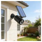4 PACK Patriot Lighting  Black LED Solar Powered Motion Sensor Outdoor Security Spot Light with Remote