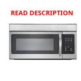 $199 Criterion CMH16M1S - 1.6 cu. ft. Stainless Steel Over-the-Range Microwave