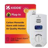 Kidde Plug-In Smart Carbon Monoxide Detector & Indoor Air Quality Monitor with Battery Backup