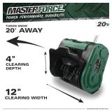 $199 Masterforce  12" 20-Volt Cordless Snow Shovel