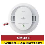 2 PACK Kidde  Direct Wire AA Battery Backup Photoelectric Smoke Detector