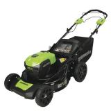 $399 Greenworks  21" 40-Volt Cordless Brushless Self-Propelled Lawn Mower