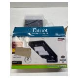 Patriot Lighting  Solar-Powered 120  Motion Sensing LED Black Outdoor Security Area Light
