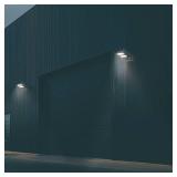 2 pack. Patriot Lighting  Solar-Powered 120  Motion Sensing LED Black Outdoor Security Area Light
