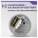 $65 Kidde  Direct Wire AA Battery Backup Photoelectric & Electrochemical Combination Detector