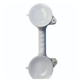 2 pack! Easier Living EZ Grip 11-5/8" x 1-1/4" White Suction Cup Grab Bar
