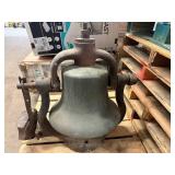 Large Cast Iron Bell-Loud Ring-Bring your own help to load